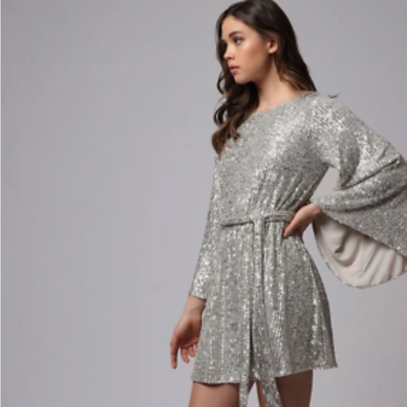 JAYGODFREY Maggie Sequin Mini Dress - Size 10- NWT - Smoke Free Home! - Picture 2 of 12